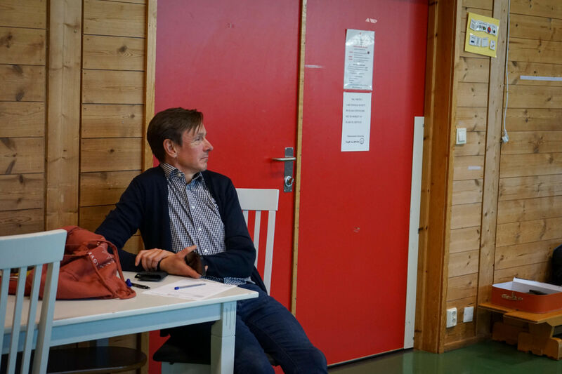 Torstein Brandrud har vært i jobben i to år og stortrives.  