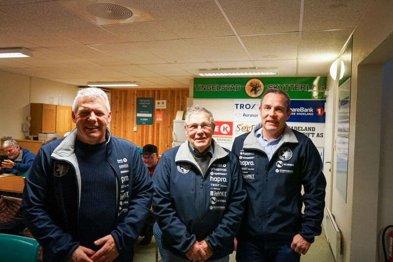 En generasjon av skyttere. Fra venstre: Per Olav Tangen, Oddvar Tangen, Jan Egil Tangen