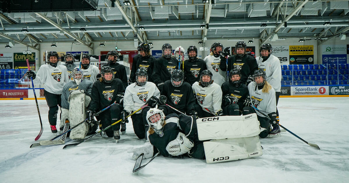 Ringerike Panthers Damer - et stigende stjernelag - ViHeier