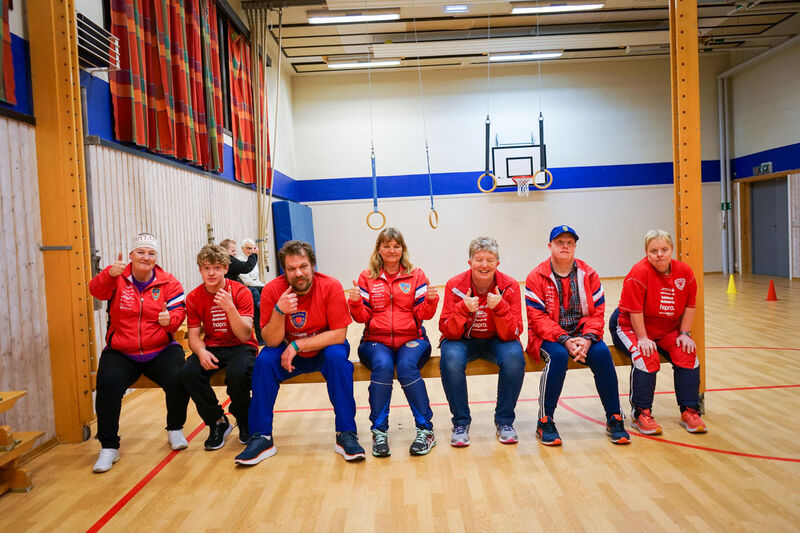 Brandbu IF trener på Jaren skole