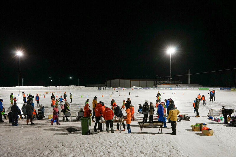 Nisseløpet fra Desember i 2023 på Jevnaker stadion. 