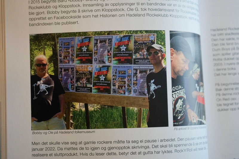 Fra venstre: Bård Bobby Brørby og Ole G. Rudsengen på Hadeland folkemuseum.
