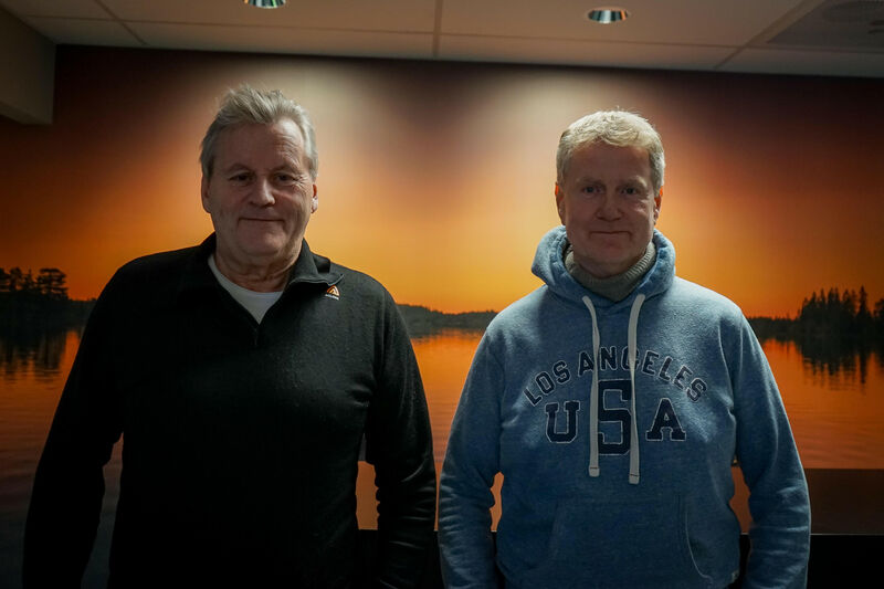 Fra venstre: Harald Gårdvik og Ragnar Braata er pådriverne bak prosjektet. 