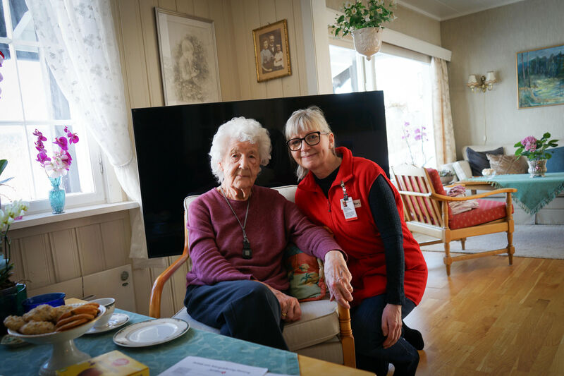 Fra venstre: Liv Astrid Berg og Hilde M. Vanebo 