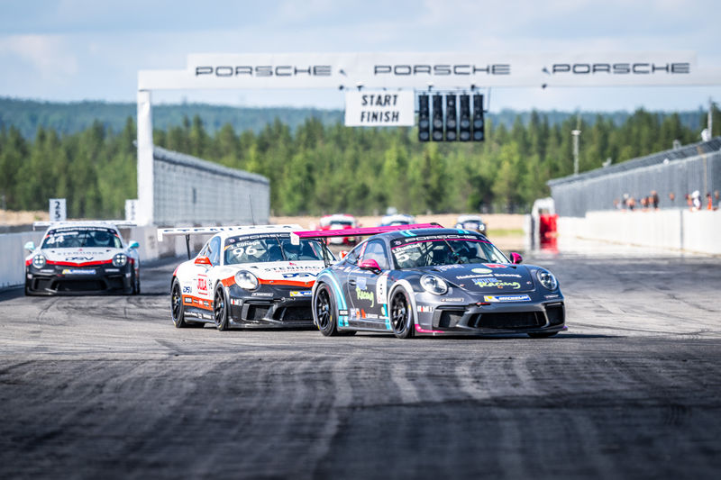 Fra Porsche Sprint Challenge Scandinavia. Foto: Armin Hadžić